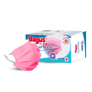 Bagus Surgical Mask Bagus Surgical Mask 3 ply Pink