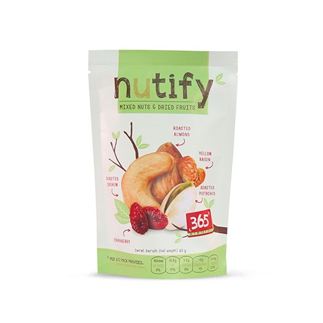 Nutify Nutify Mixed Nuts & Dried Fruits 365 Mix