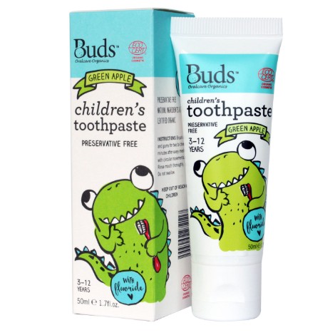 Buds Organics Buds Organic Toothpaste Fluoride