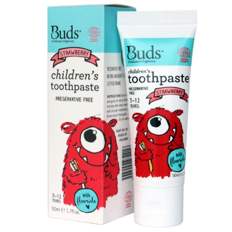 Buds Organics Buds Organic Toothpaste Fluoride