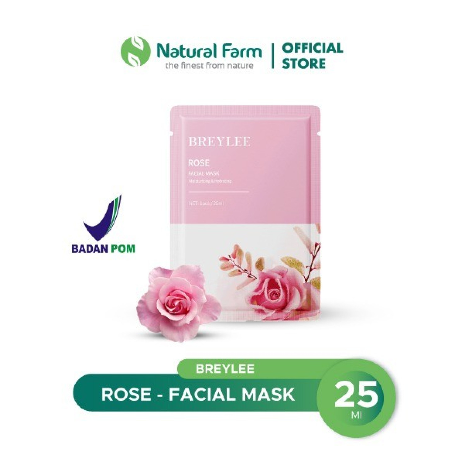 BREYLEE BREYLEE Rose Facial Mask