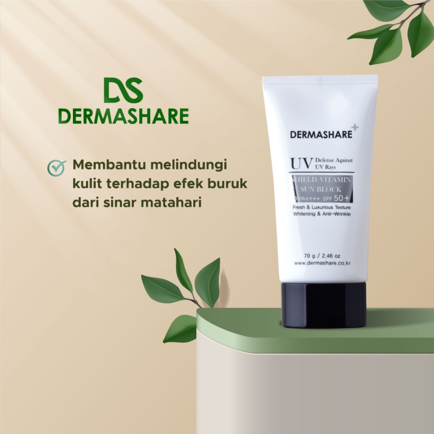 Dermashare UV Shield Vitamin Sunblock SPF 50+ PA++++