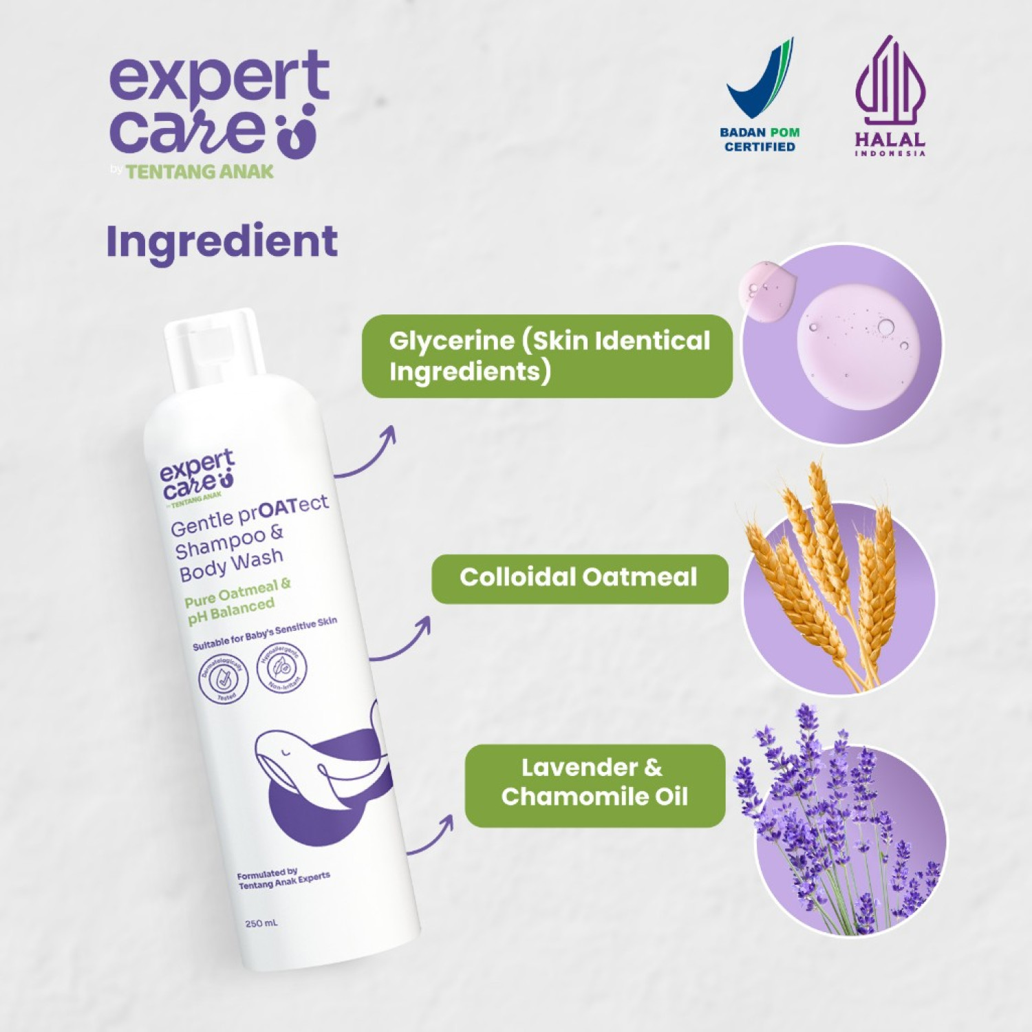 Expert Care Gentle prOATect Shampoo and Body Wash