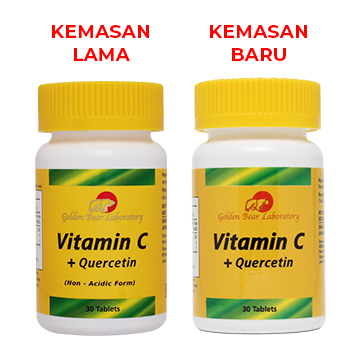 Golden Bear  Golden Bear Vitamin C + Quercetin (Acid Free)