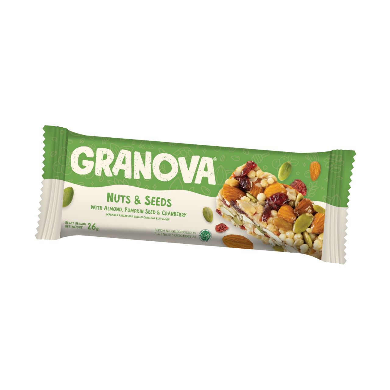 Granova Granola Nuts & Seeds Bar 26 gr
