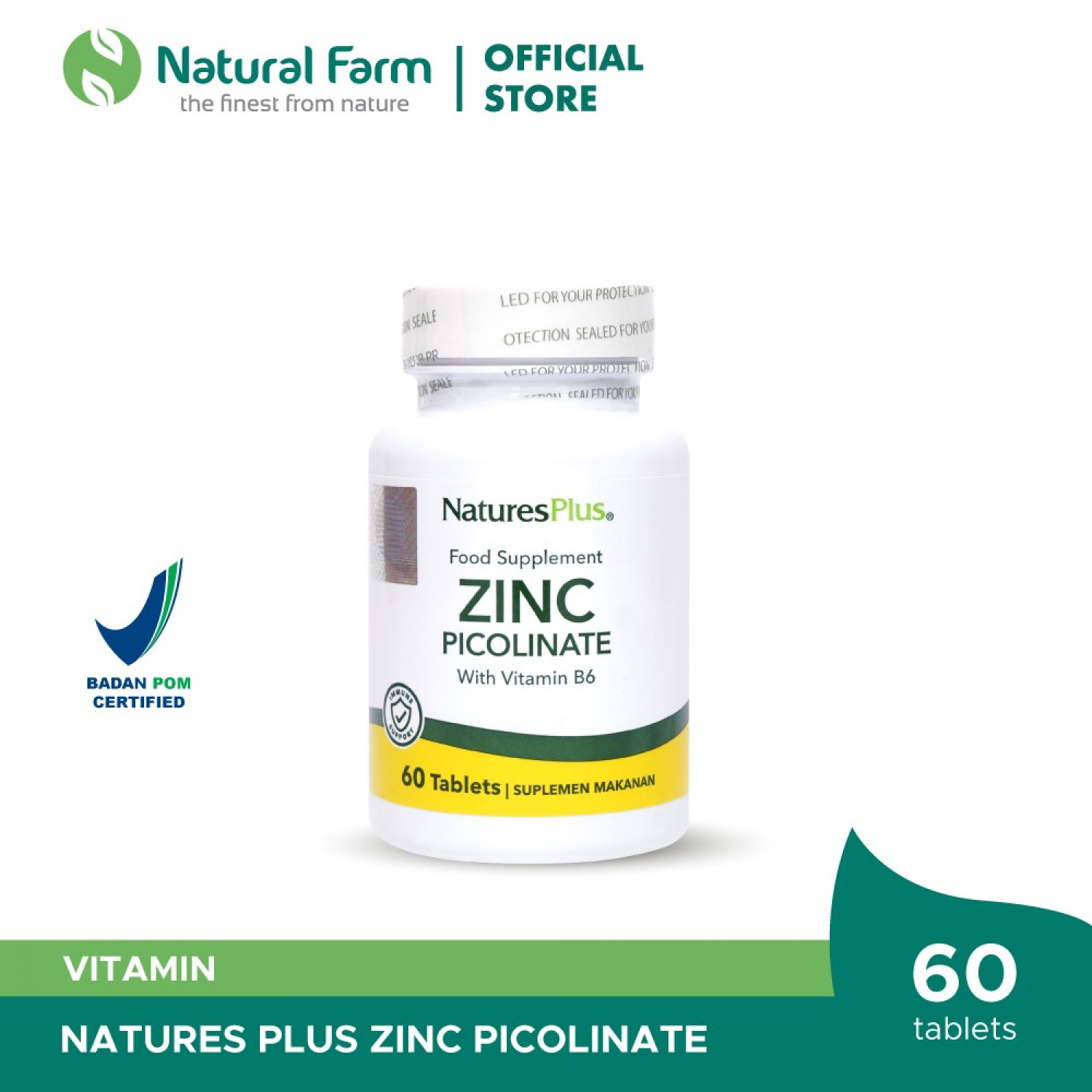 Natures Plus Natures Plus Zinc Picolinate