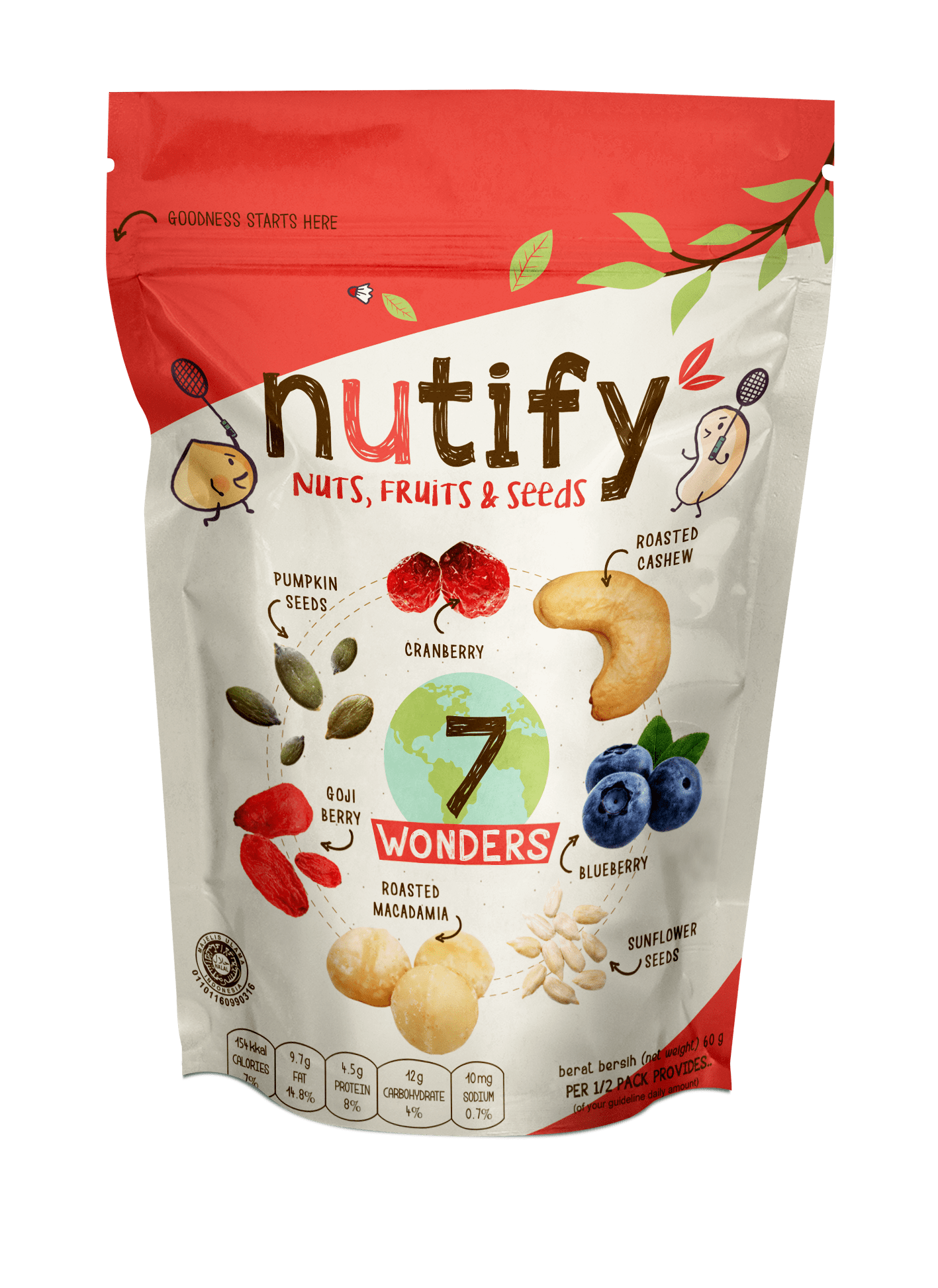 Nutify Trial Mix 7 Wonder 60 gr