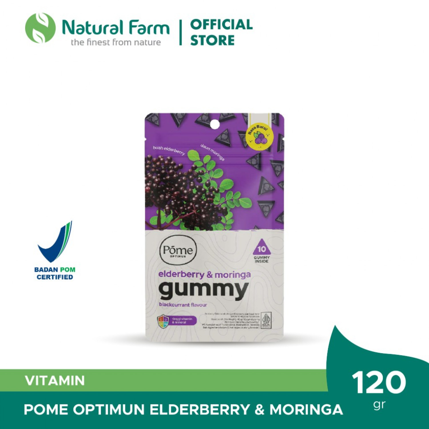 Pome Optimun Elderberry & Moringa 