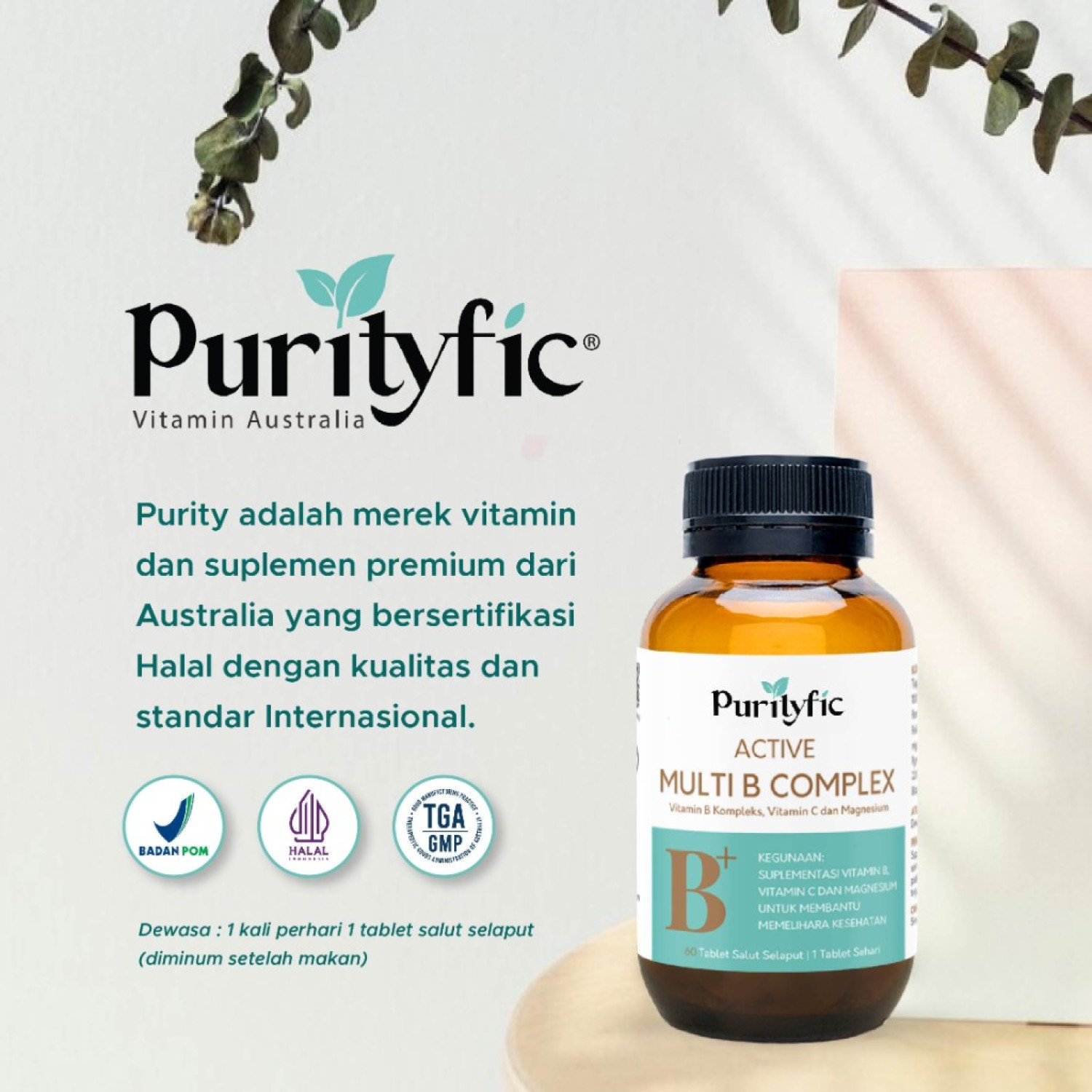 Puritifyc Vitamin Multi B Complex