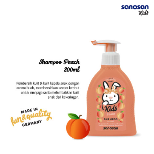 Sanosan SANOSAN Kids Shampoo Peach