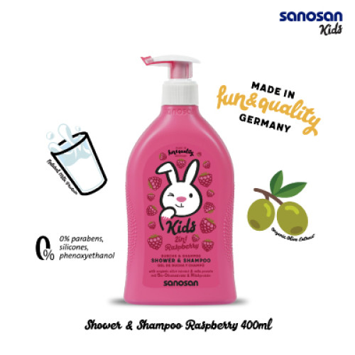 SANOSAN Kids Shower & Shampoo Raspberry 