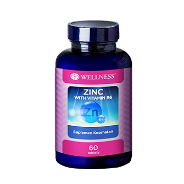 Wellness Zinc With Vitamin B6 60 tablet